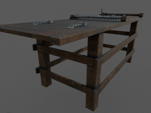 torture table 3D Model