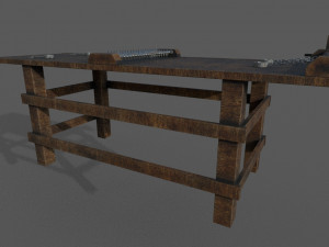 torture table 3D Model