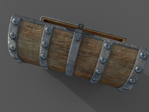 pirate treasure chest Modelo 3D