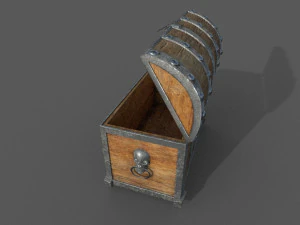 pirate treasure chest 3D Model