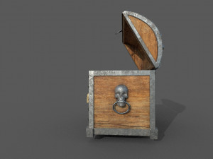 pirate treasure chest Modelo 3D