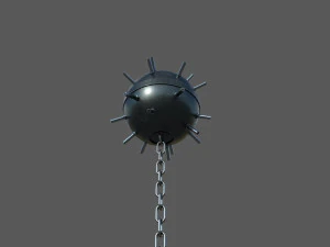 naval mine low-poly 3D Model