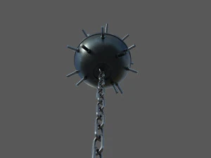 naval mine low-poly 3D Model