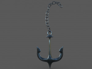 anchor low-poly 3D Model