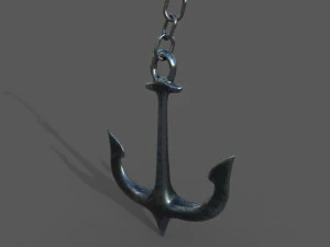 anchor low-poly 3D Model
