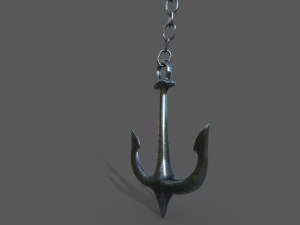anchor low-poly 3D Model