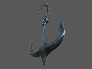 anchor low-poly 3D Model