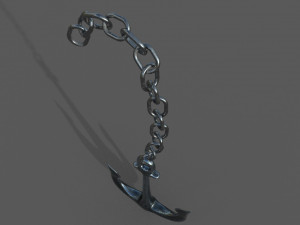 anchor low-poly 3D Model