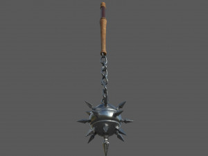 flail low-poly Model 3D