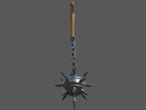 flail low-poly 3D Model