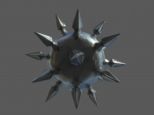 flail low-poly Model 3D