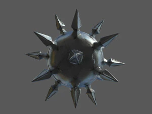 flail low-poly 3D Model