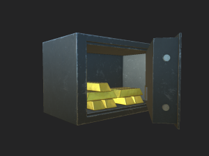 safe low-poly 3D मॉडल