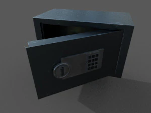 seguro de baja poli Modelo 3D