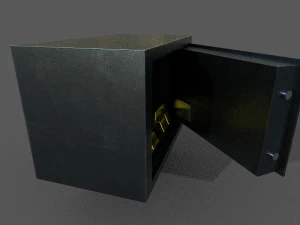 seguro de baja poli Modelo 3D