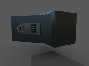 seguro de baja poli Modelo 3D