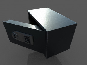 safe low-poly Modelo 3D