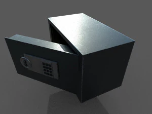 seguro de baja poli Modelo 3D