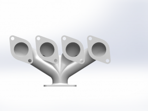 exhaust manifold 3D Modell