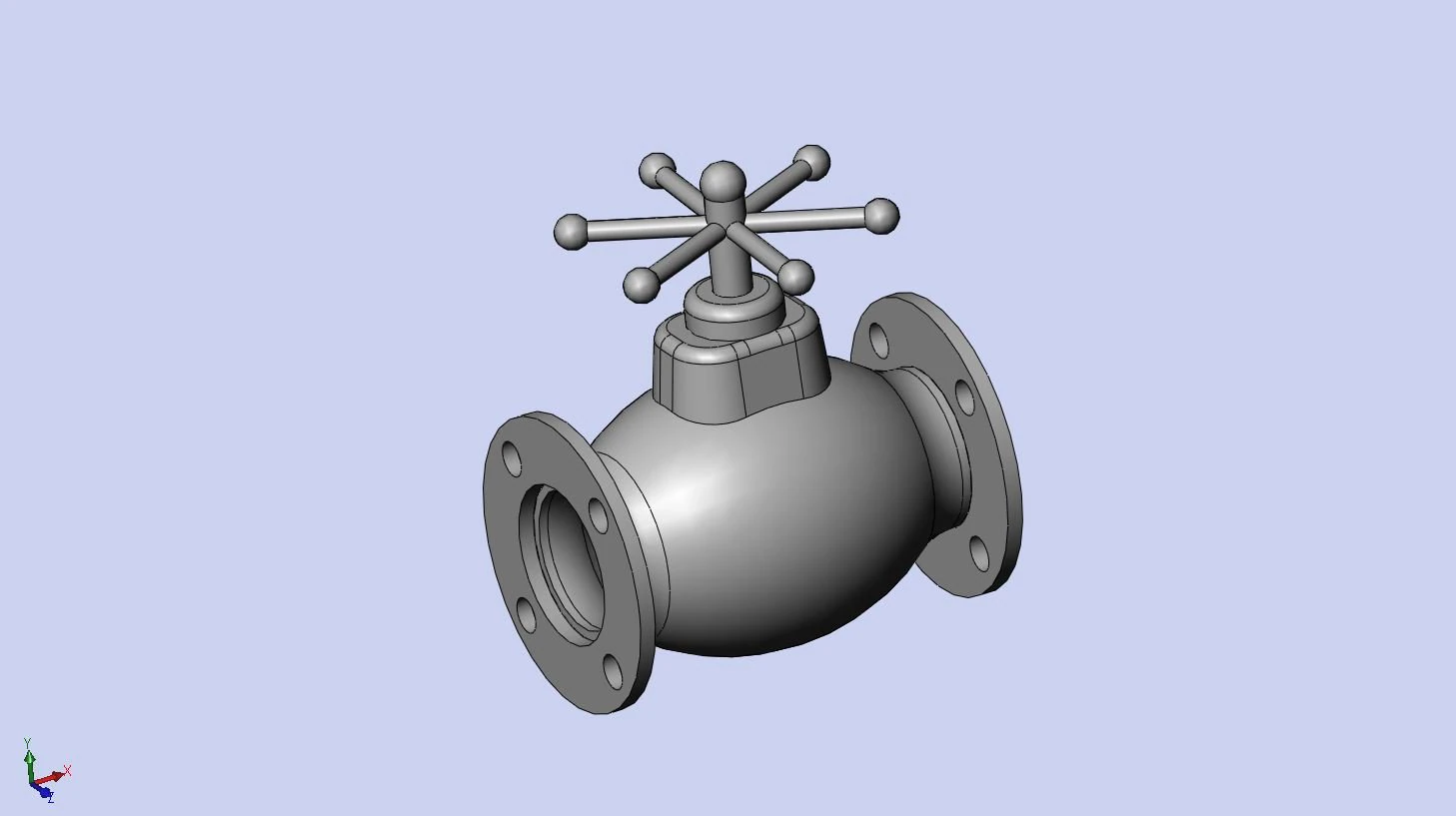valve 3D Model .c4d .max .obj .3ds .fbx .stl .blend 