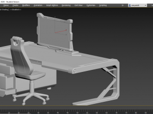 sci fi desktop 3D Model