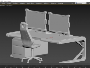 sci fi desktop 3D Model