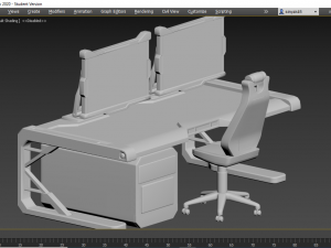 sci fi desktop 3D Model