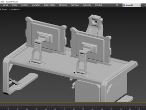 sci fi desktop 3D Model