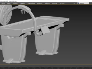mesa m&eacute;dica de fic&ccedil;&atilde;o cient&iacute;fica Modelo 3D