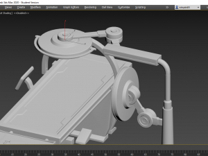 sci fi medical table 3D Модель