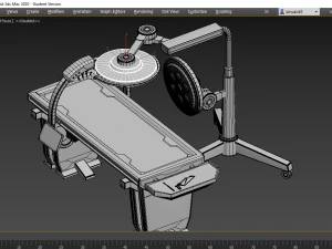 mesa m&eacute;dica de fic&ccedil;&atilde;o cient&iacute;fica Modelo 3D