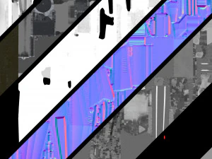 spielbereite Science-Fiction-Angriffsdrohne 3D Modell