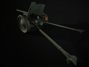gameready soviet anti-tank 3Dモデル