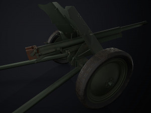 gameready soviet anti-tank 3Dモデル
