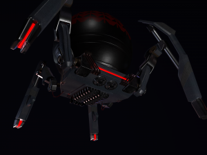 gameready pbr sci-fi spider-robot 3D मॉडल