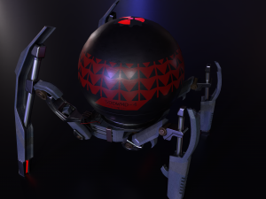 gameready pbr sci-fi spider-robot 3D मॉडल