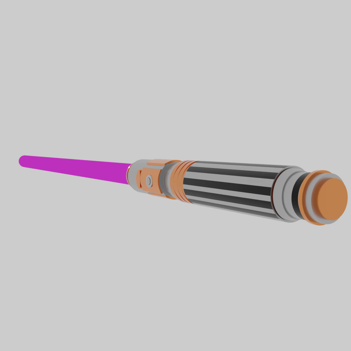 mace windu lightsaber 3D Print Model .c4d .max .obj .3ds .fbx .stl .blend 