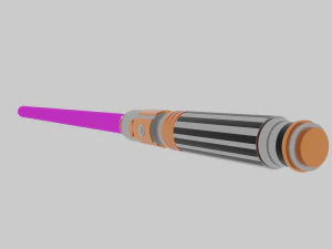 Mace Windu Lichtschwert 3D Druckmodell