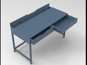 alex desk 3D 模型
