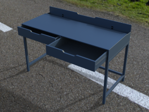 alex desk 3D 模型