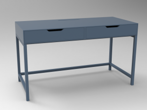 alex desk 3D 模型