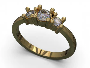 desain cincin nabilla Model 3D