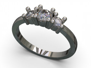 desain ring nabilla Modelo 3D