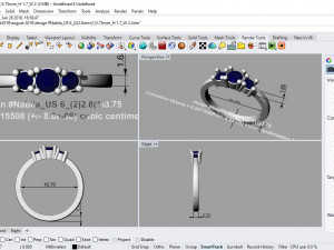 desain ring nabilla Modelo 3D