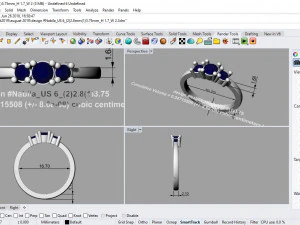 desain ring nabilla 3D Model