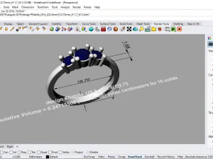 desain ring nabilla 3D Model