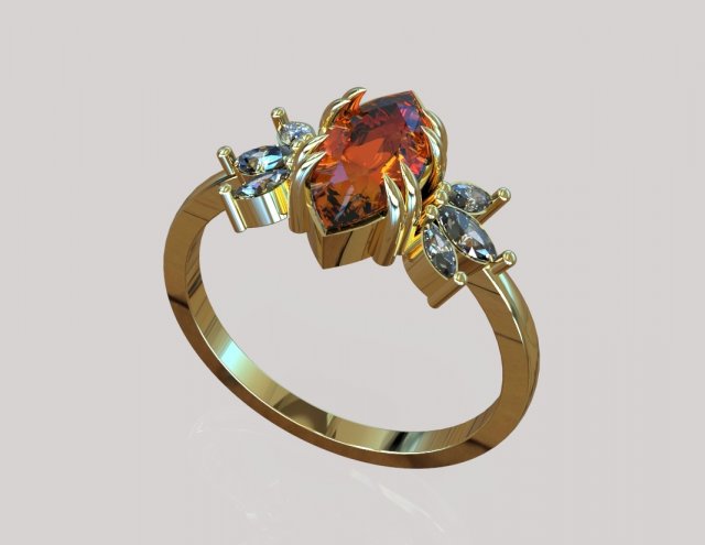 desain ring 03 ig 3D 모델 .c4d .max .obj .3ds .fbx .stl .blend