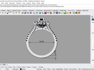 desain ring 06 ig 3D Model