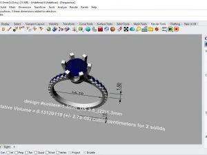 desain ring 07 ig 3D Model