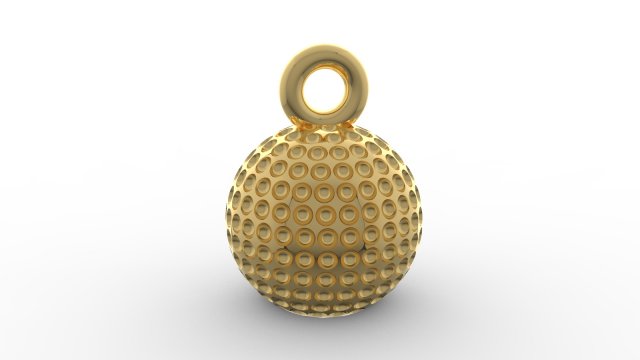 liontin pend-golf Modelo 3D .c4d .max .obj .3ds .fbx .stl .blend 